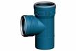 Тройник канализационный серия BluePower 50 мм х 40 мм х 67 градусов (250504B), COES (Италия)