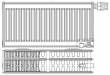 Радиатор с нижним подключ. RADIK VENTIL KOMPACT 33VK х 300 х 1400, KORADO (Чехия), Мощность 1863 Вт