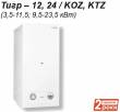 Котел газовый Protherm 12 KТZ (Тигр) = 3,5…11,5 кВт (турбо) , (Словакия)