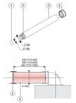 Труба коаксиальна T1D-500 ? 60/100мм L=0,5 м (Protherm)