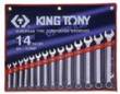 Набор ключей рожково-накидных 14 ед 8-24мм (уп.1) (KingTony 1215MR01)