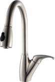 Кухонный смеситель (нержавейка) KPF-2120 Pull Out Kitchen Mixer, Kraus (USA)